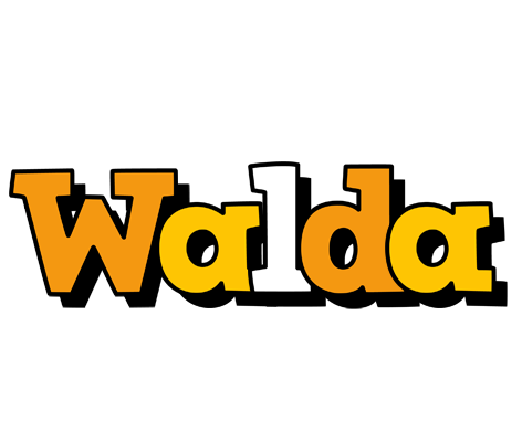 Walda cartoon logo