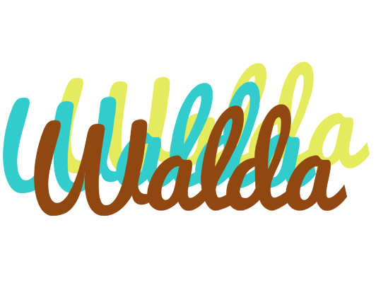 Walda cupcake logo