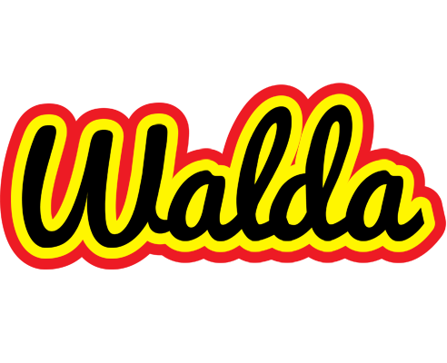 Walda flaming logo