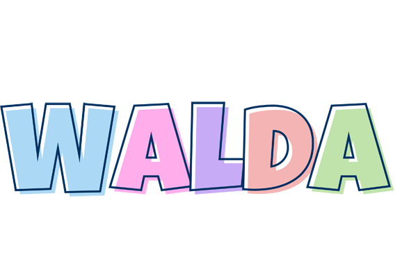 Walda pastel logo