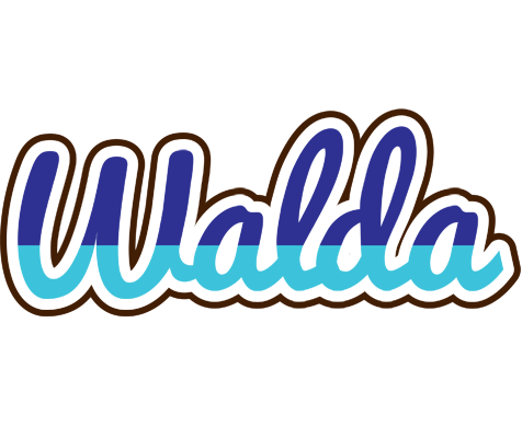 Walda raining logo