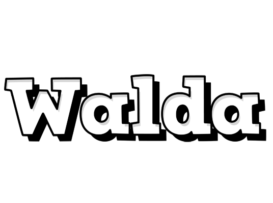 Walda snowing logo