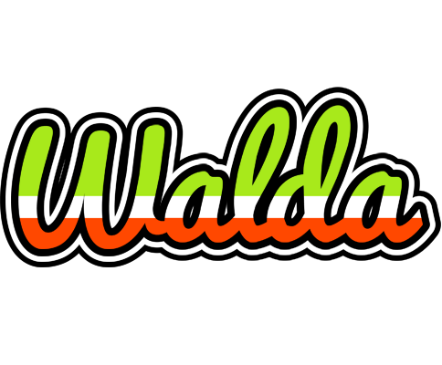 Walda superfun logo