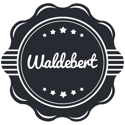 Waldebert badge logo