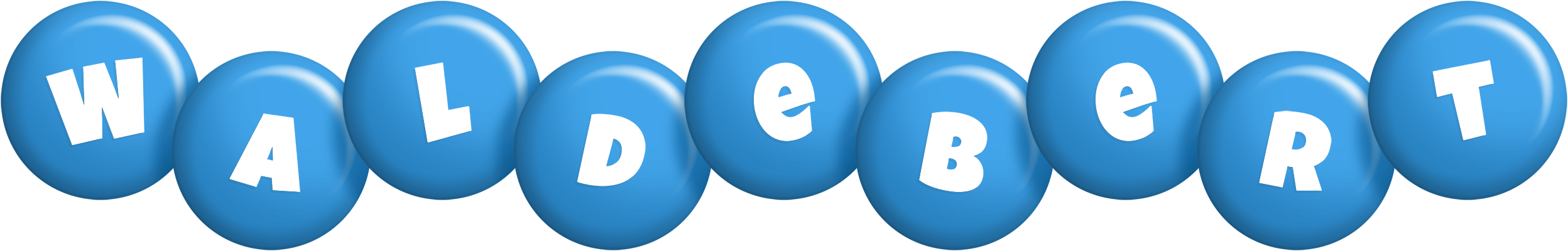Waldebert candy-blue logo