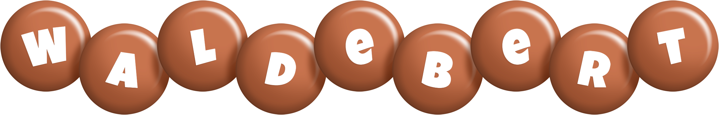 Waldebert candy-brown logo