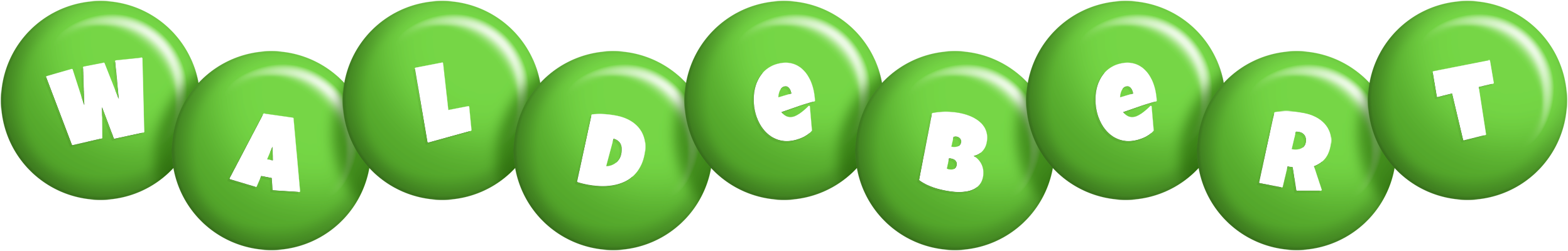 Waldebert candy-green logo