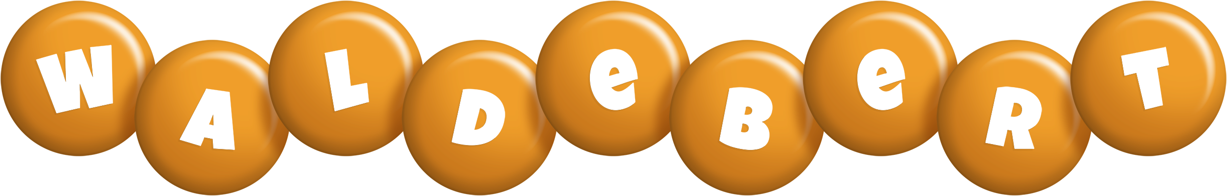 Waldebert candy-orange logo