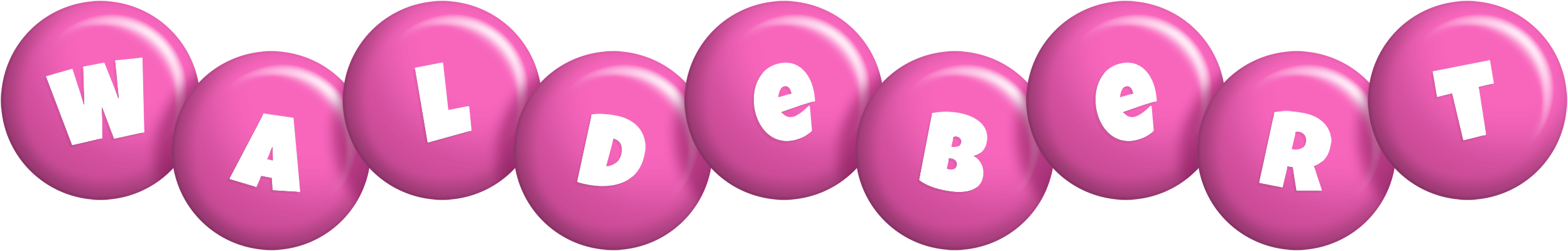 Waldebert candy-pink logo