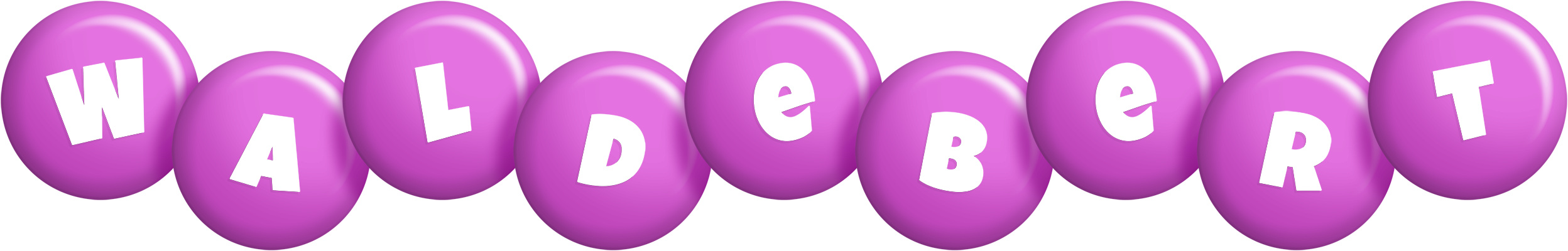 Waldebert candy-purple logo