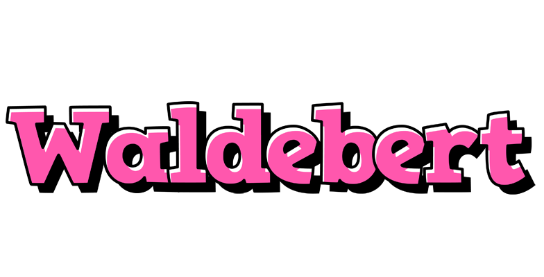 Waldebert girlish logo