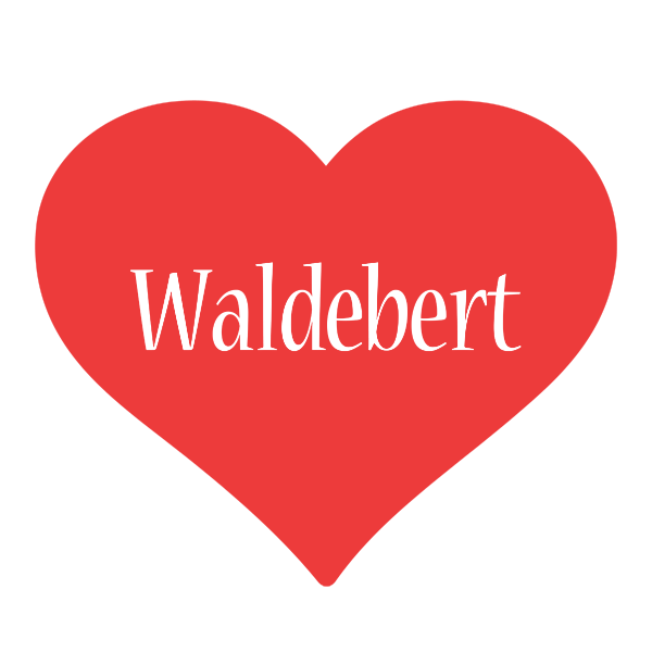 Waldebert love logo