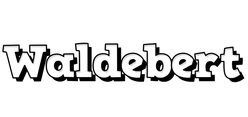 Waldebert snowing logo