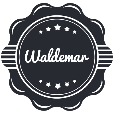 Waldemar badge logo