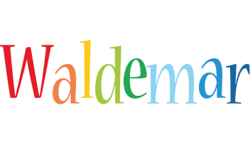 Waldemar birthday logo