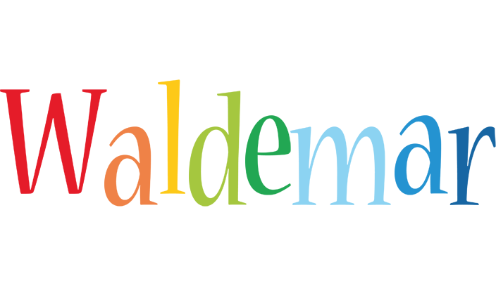 Waldemar birthday logo