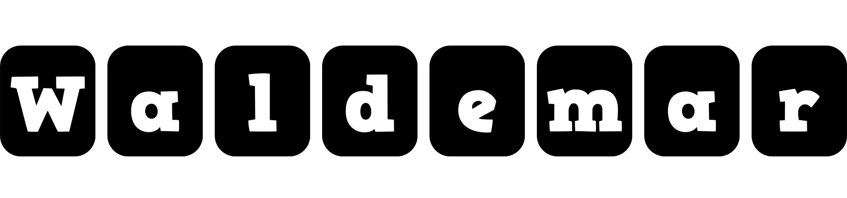 Waldemar box logo