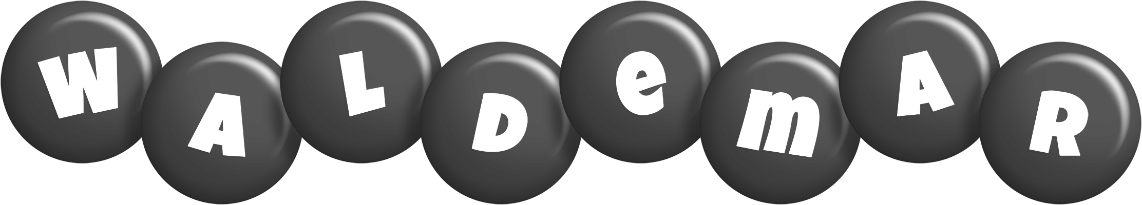 Waldemar candy-black logo