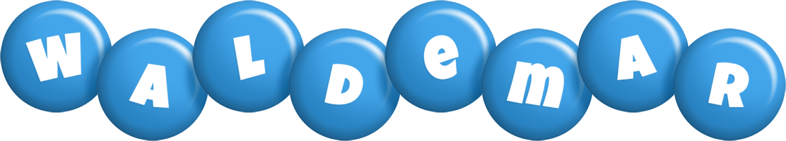 Waldemar candy-blue logo