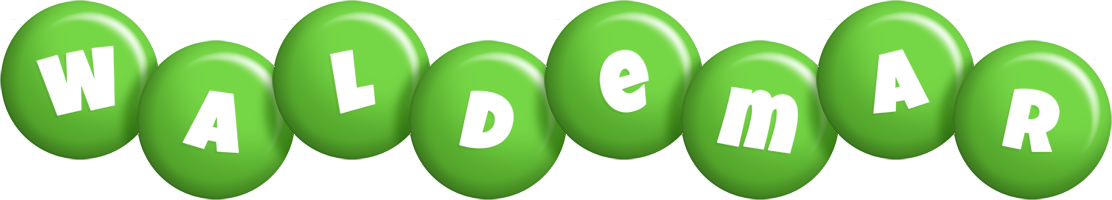 Waldemar candy-green logo