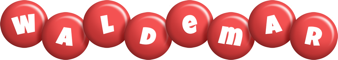 Waldemar candy-red logo