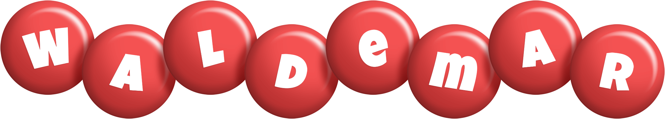 Waldemar candy-red logo
