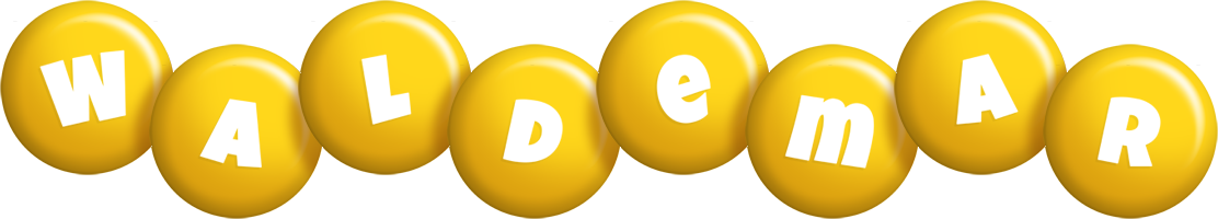 Waldemar candy-yellow logo