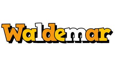 Waldemar cartoon logo