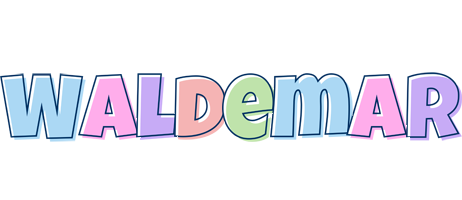 Waldemar pastel logo