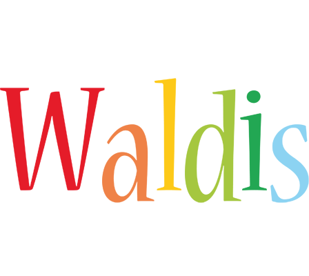 Waldis birthday logo