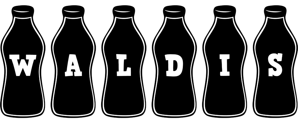 Waldis bottle logo