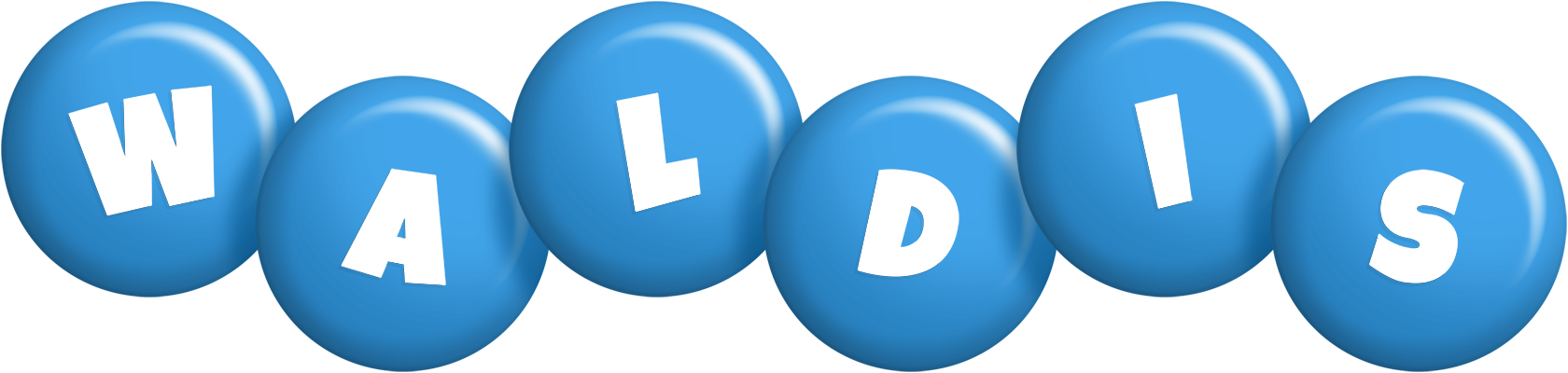 Waldis candy-blue logo