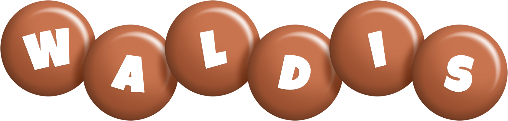 Waldis candy-brown logo