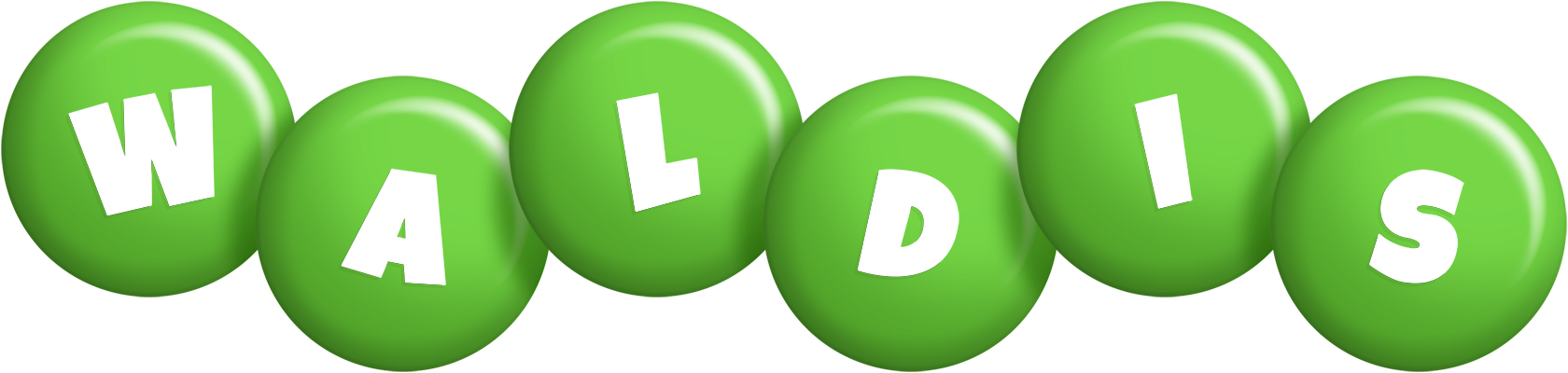 Waldis candy-green logo