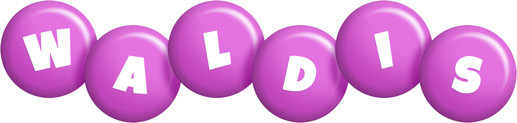 Waldis candy-purple logo