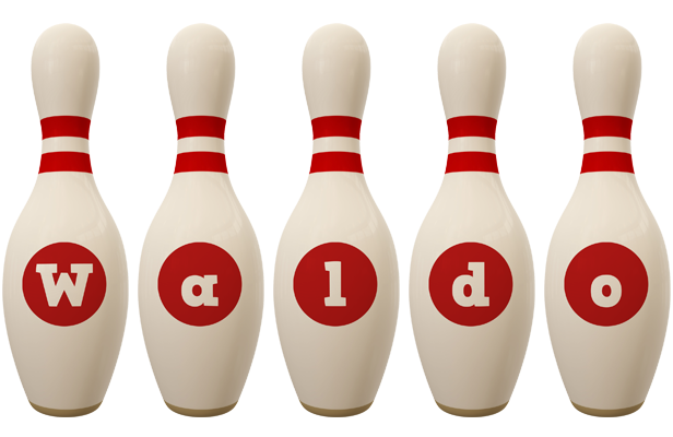 Waldo bowling-pin logo