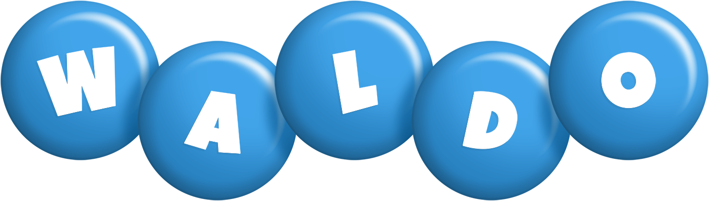 Waldo candy-blue logo