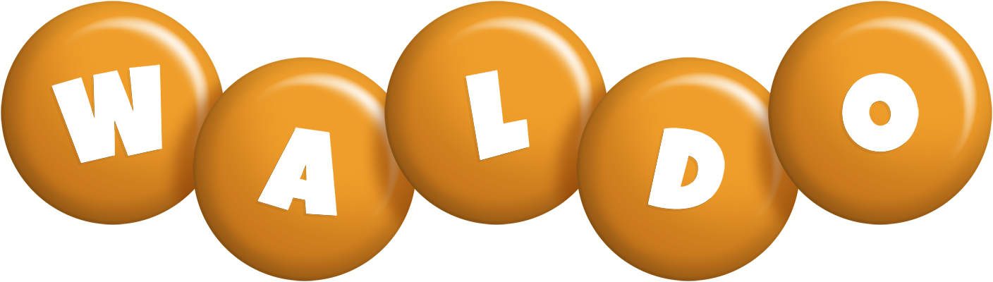 Waldo candy-orange logo