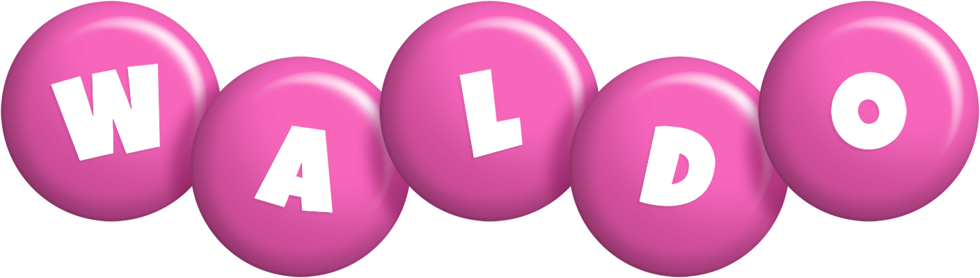 Waldo candy-pink logo