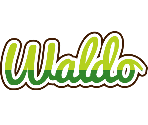 Waldo golfing logo