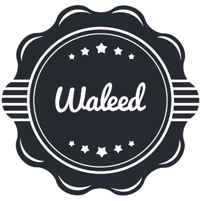 Waleed badge logo