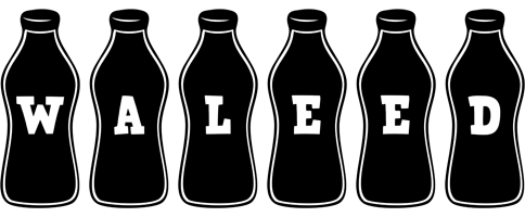 Waleed bottle logo
