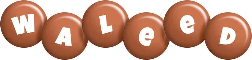 Waleed candy-brown logo