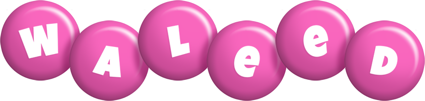 Waleed candy-pink logo