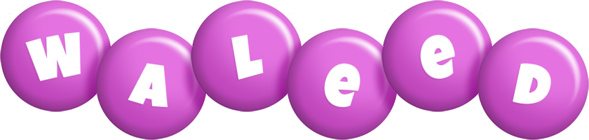 Waleed candy-purple logo