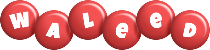 Waleed candy-red logo