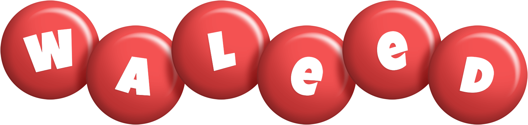 Waleed candy-red logo