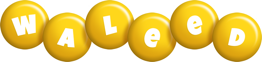 Waleed candy-yellow logo