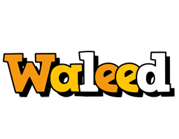 Waleed cartoon logo