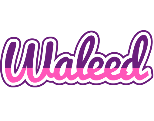 Waleed cheerful logo